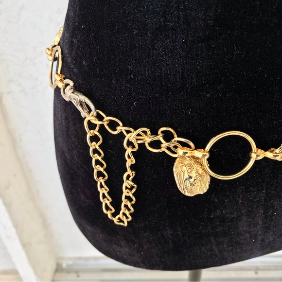 Vintage Anne Klein Running Horse Links Belt - Picture 3 of 5